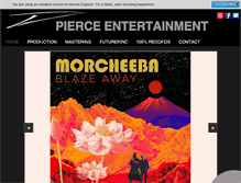 Tablet Screenshot of pierce-entertainment.com